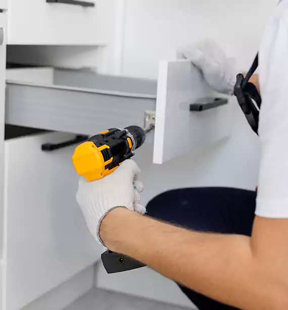 Bathroom Cabinet Remodel in Due West